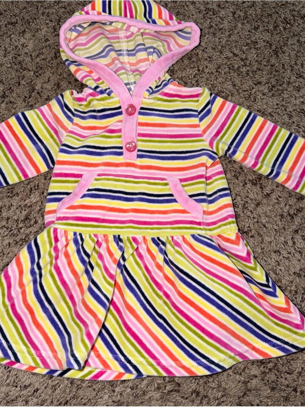 Gymboree vintage candy shoppe hooded tunic. 6-12 mo